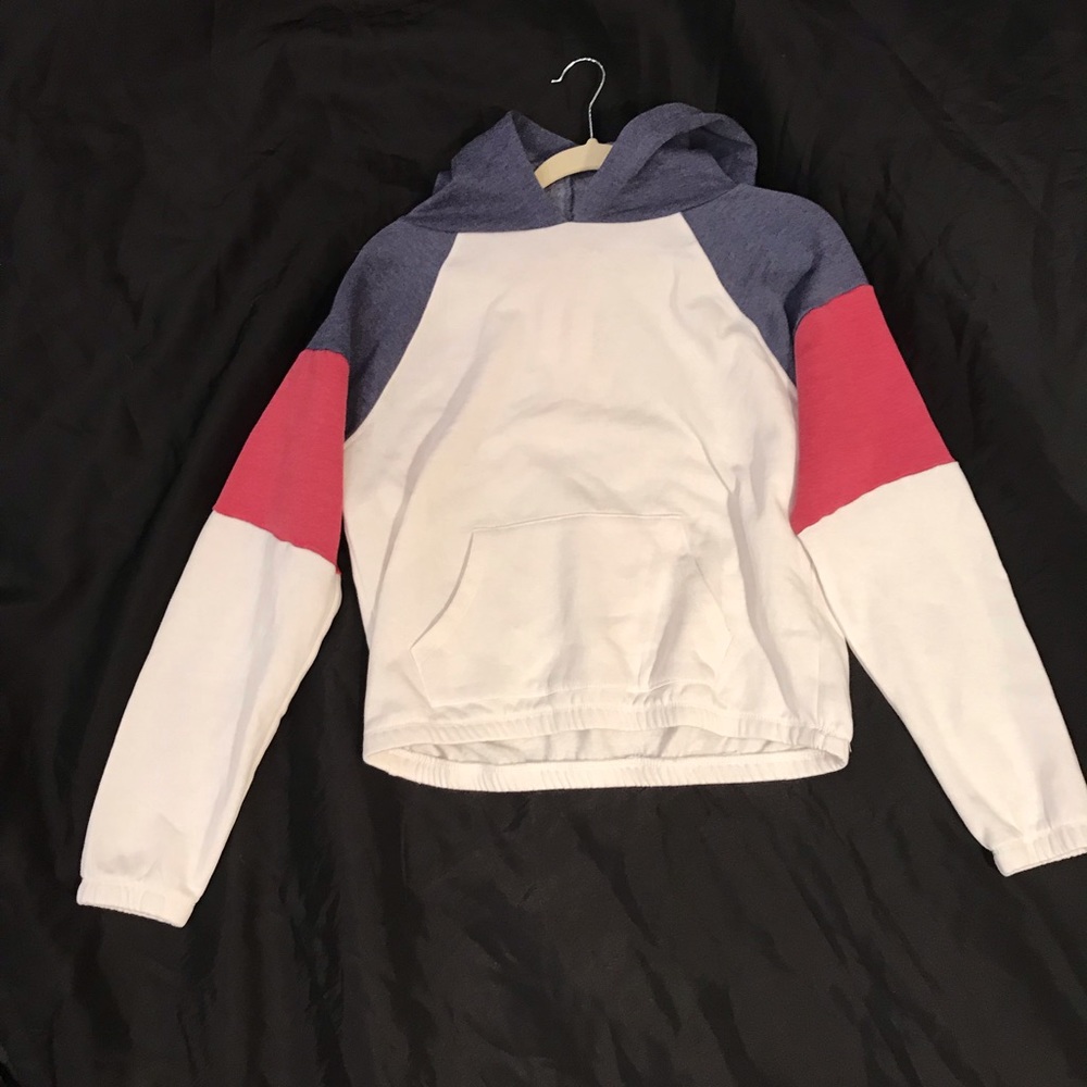 Pink Rose Brand Red white & Blue Hoodie. NWT.